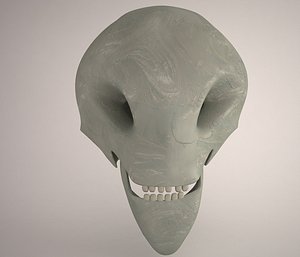 3ds alien skull