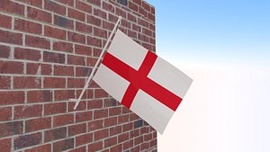 Flag of England 3D model