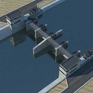 Dam in Desert