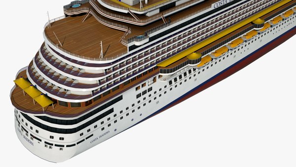 Cruise costa diadema ship 3D model - TurboSquid 1174061