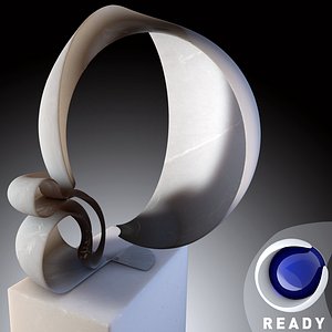 realistic modern art sculpture 3ds
