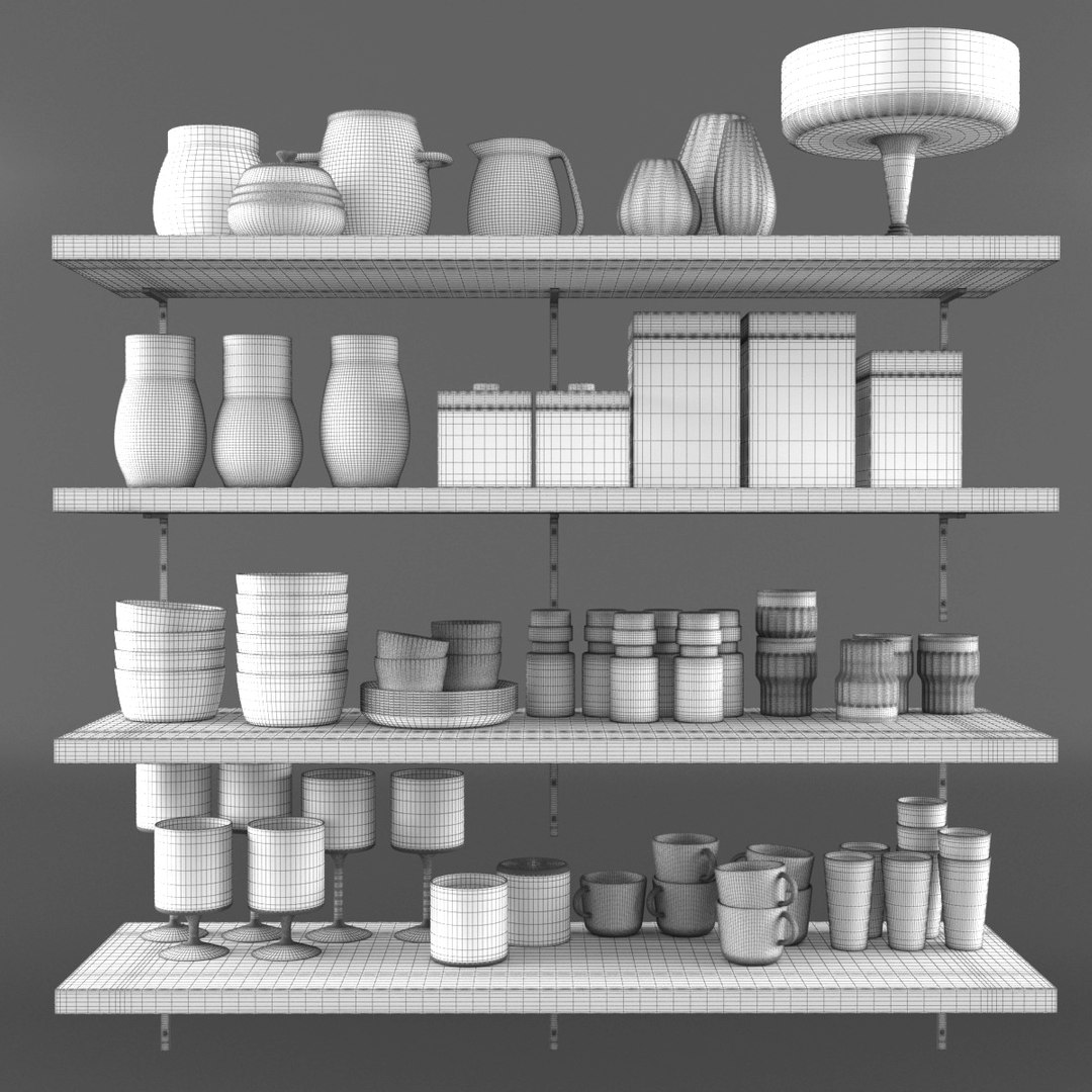 3ds max kitchen set