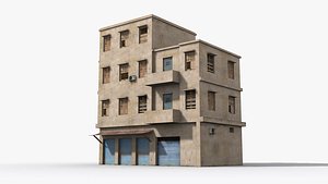 3D Arab Middle East Building x23 model