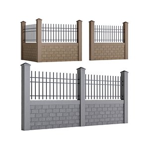 Fencing 48 3D model