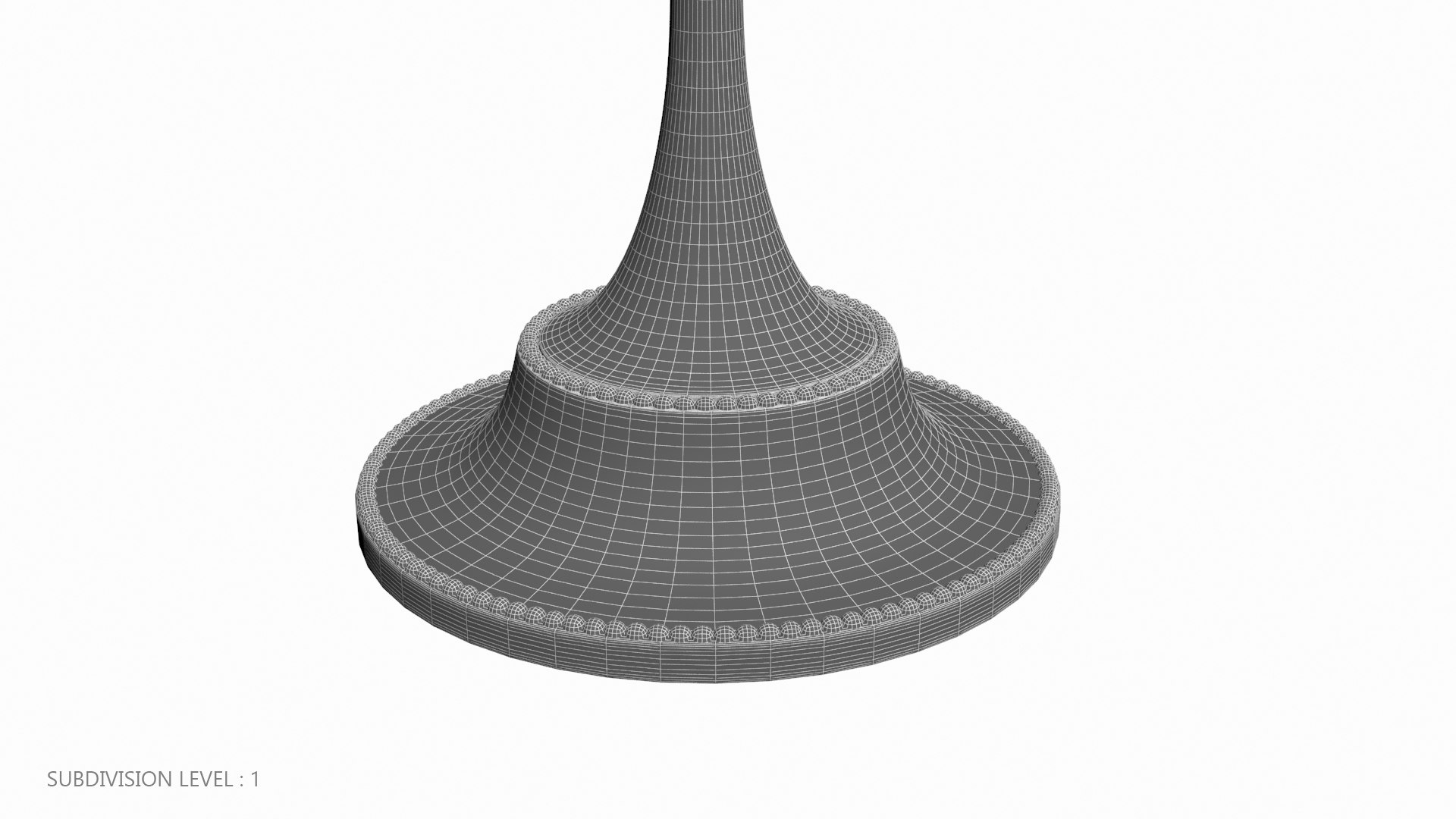 3D Model Brass Candlestick TurboSquid 1494014