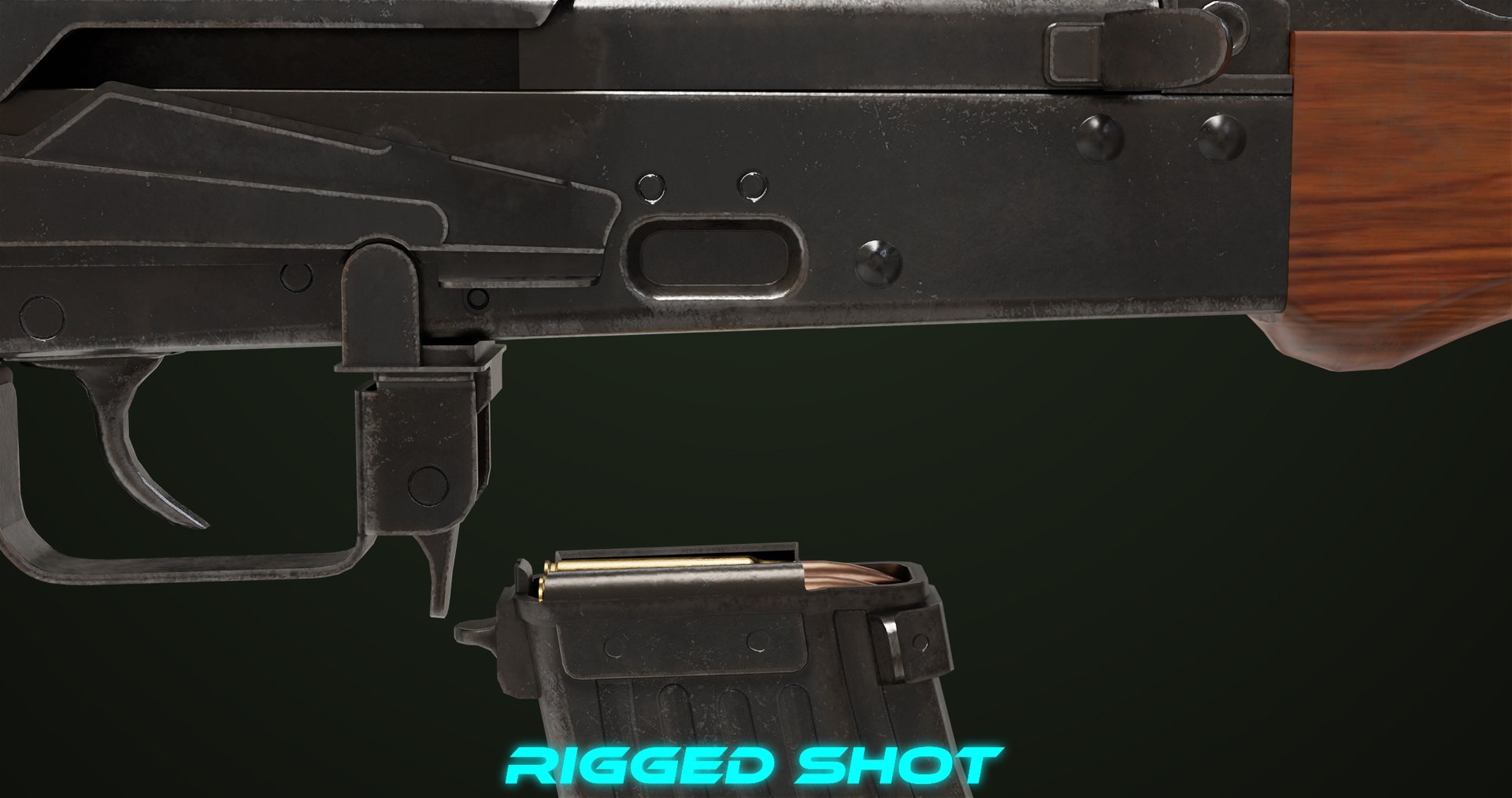 4 Assault Rifle All PBR Unity UE Textures 3D Model - TurboSquid 2287682