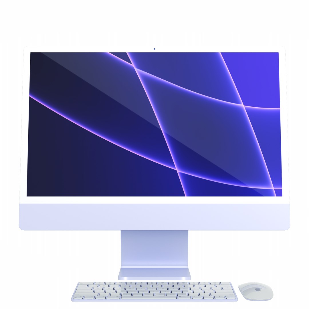 3D Apple iMac 2021,Magic Keybord,Magic Mouse https://p.turbosquid.com/ts-thumb/ps/JdM8DN/aS/purpleimacfrontkeybordmouse/png/1620398107/1920x1080/fit_q87/63ba6f508007180c56dfa648896f6c82063c5c44/purpleimacfrontkeybordmouse.jpg