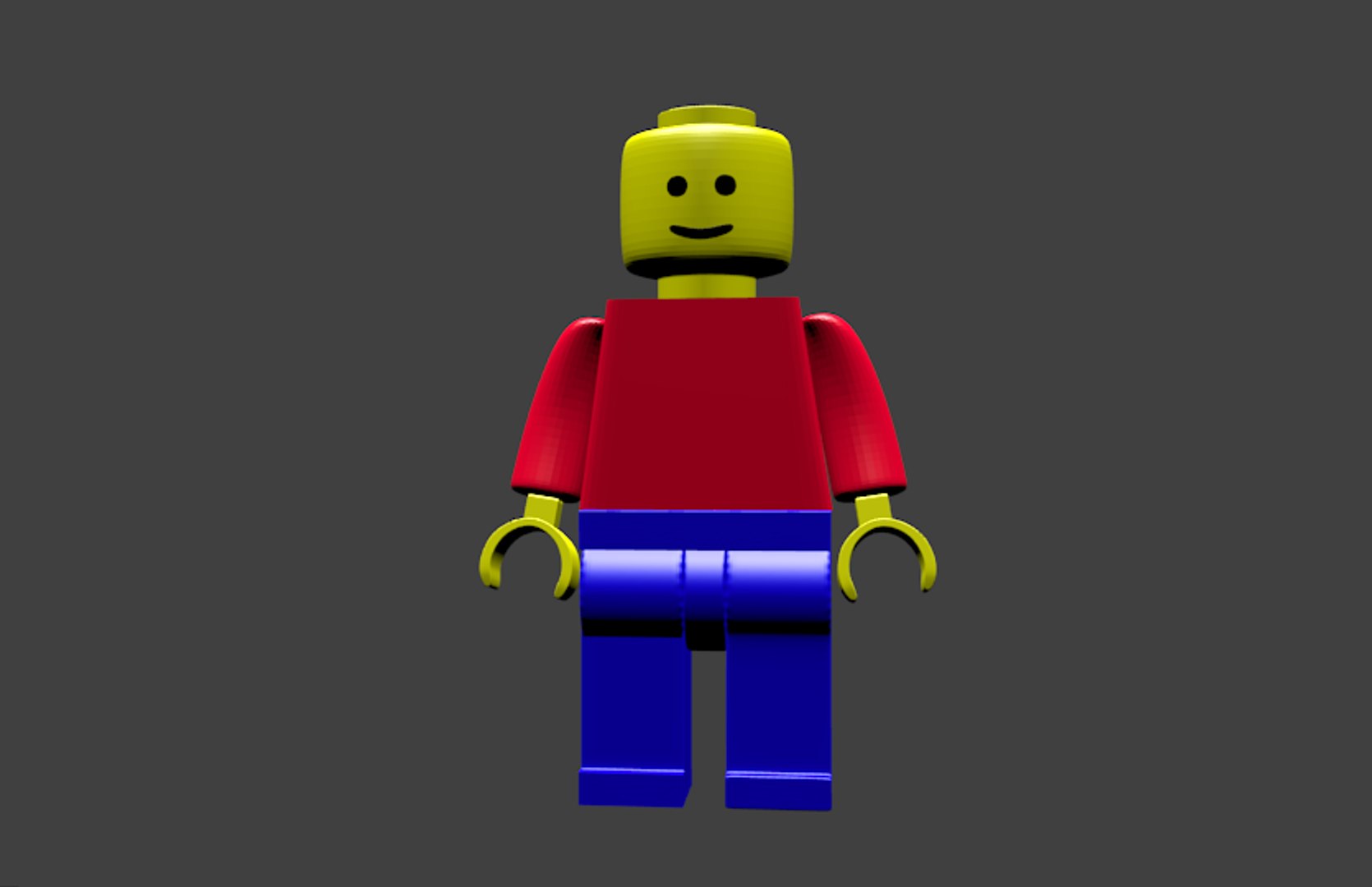 Lego Man 3d Model