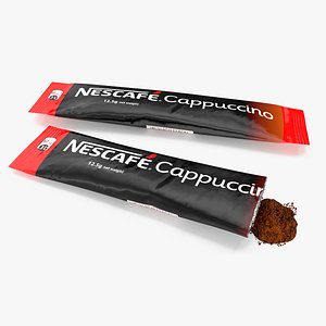 3D Nescafe Cappuccino Stick
