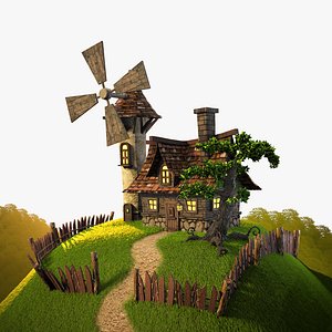 House with Mill