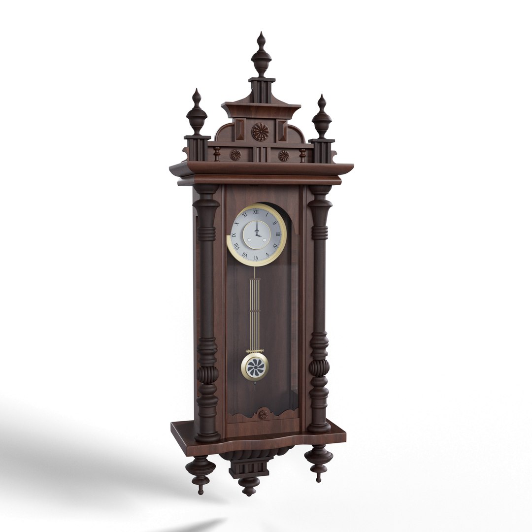 3D Wall Clock TurboSquid 2093918   Render 04 