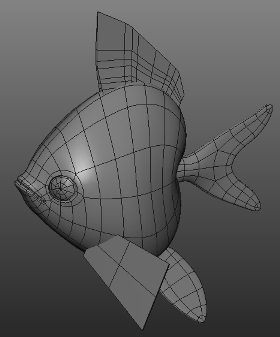 3d Model Shaped Fish