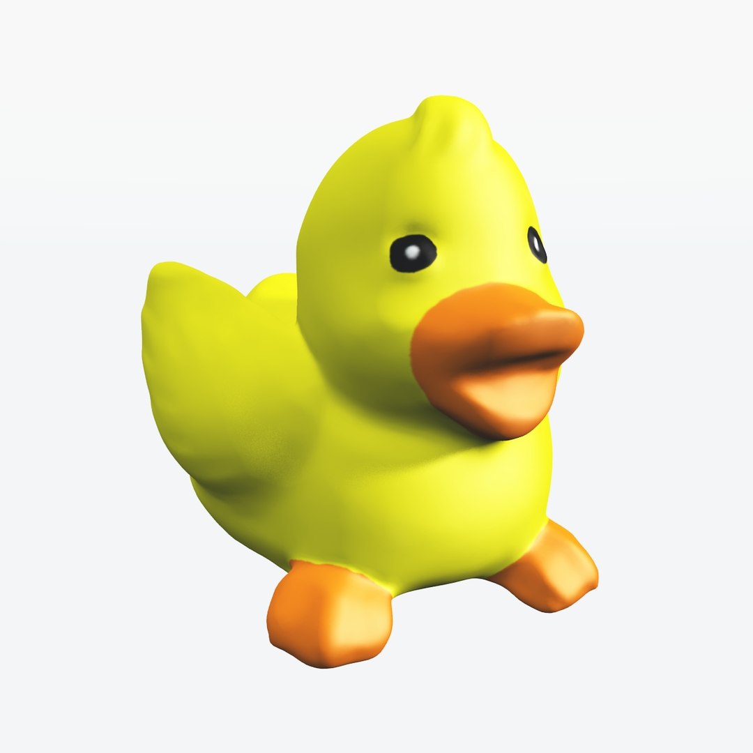 3d model rubber ducky