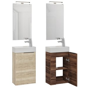 Comforty Asti 40 with Cersanit Crea sink 3D model