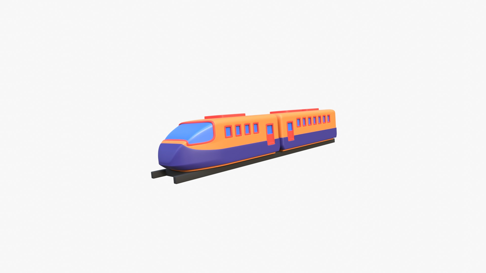 3D High Speed Train 3D Illustration - TurboSquid 2245831