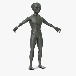 3D alien model