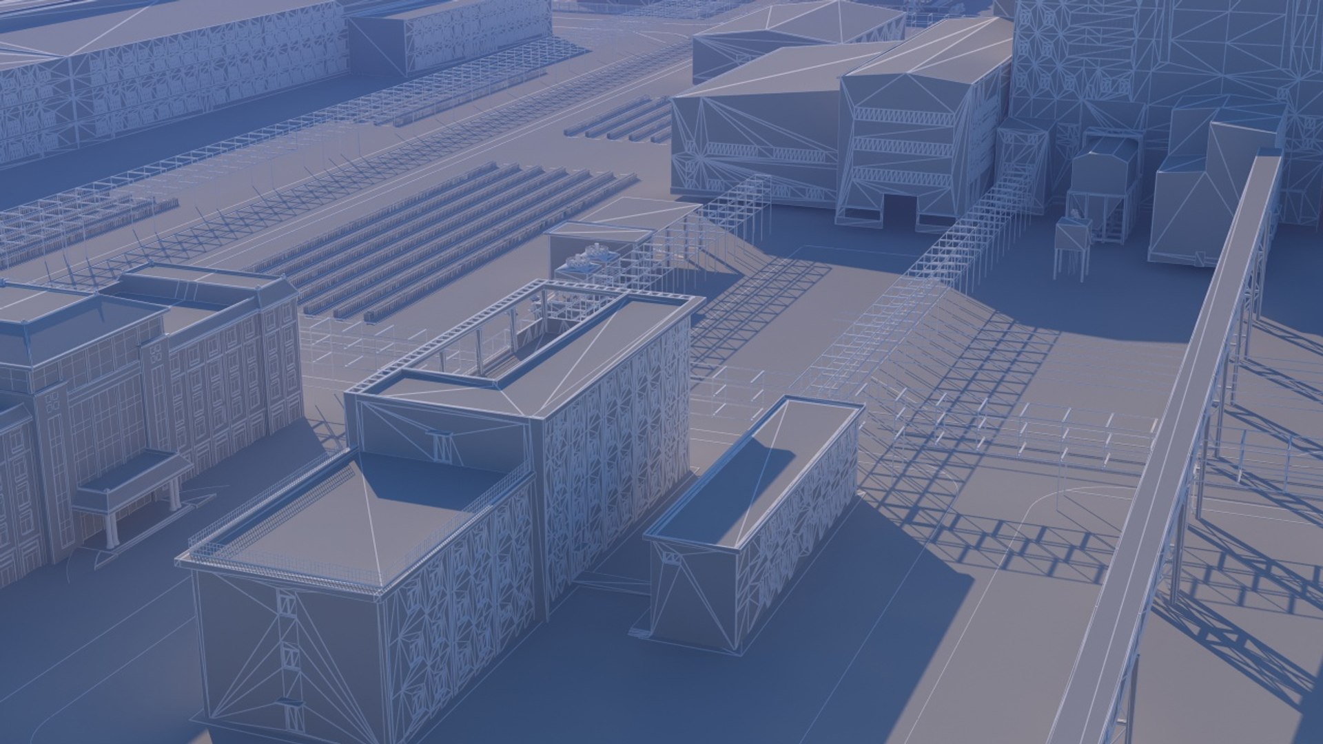 Copper Mine Plant Area 3D Model - TurboSquid 2389772
