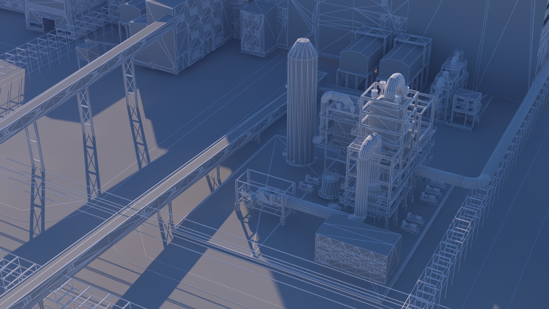 Copper Mine Plant Area 3D Model - TurboSquid 2389772