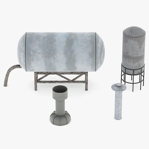 3D roof rooftop model