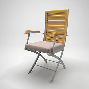 3d lawn chair