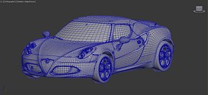 3d model of alfa romeo