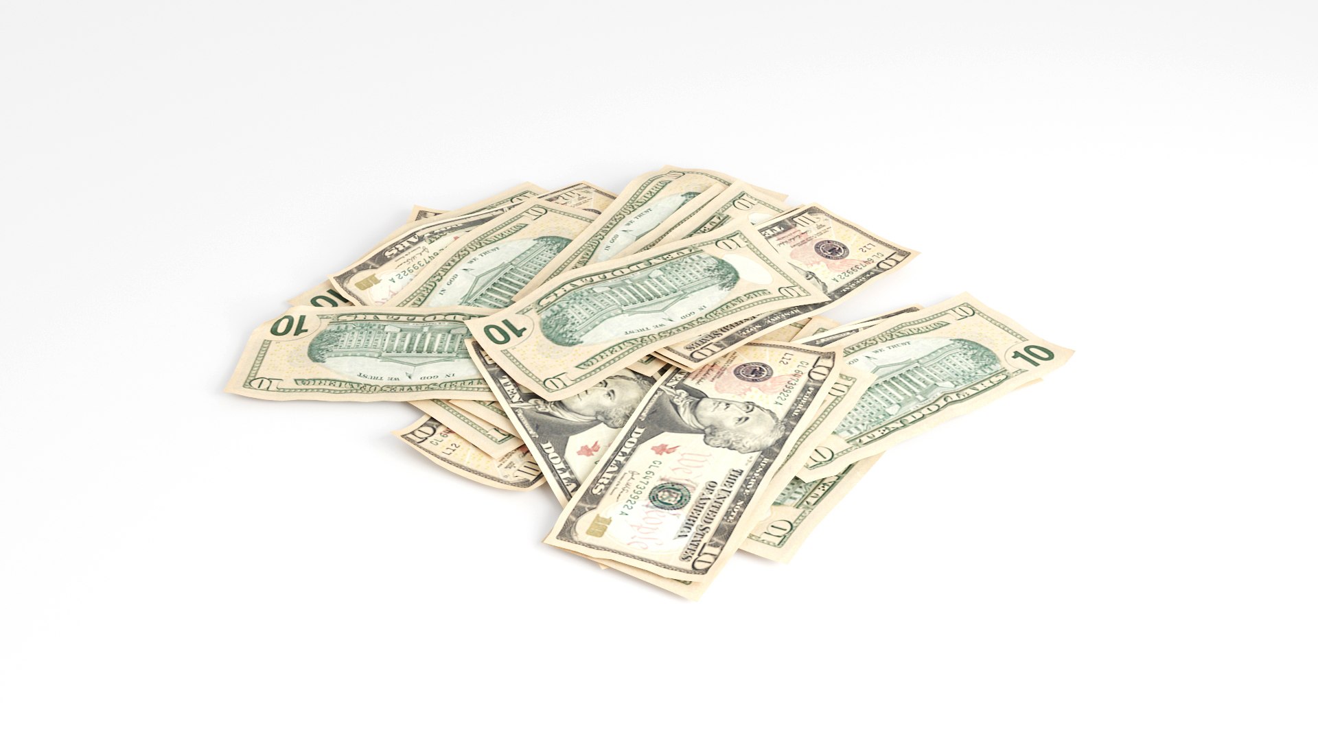 3D 10 dollars pile https://p.turbosquid.com/ts-thumb/pt/0YtMqT/AGFdc3Wz/10dollarspile_03/jpg/1609242563/1920x1080/fit_q87/3cfc3133279f2871fb56bafcee2cd007e38bd00d/10dollarspile_03.jpg