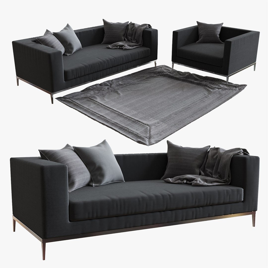 sofa color 3d model