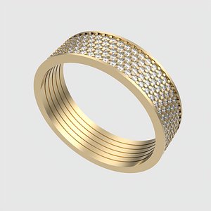 Dazzling Multi-Row Pave Ring JDBCo