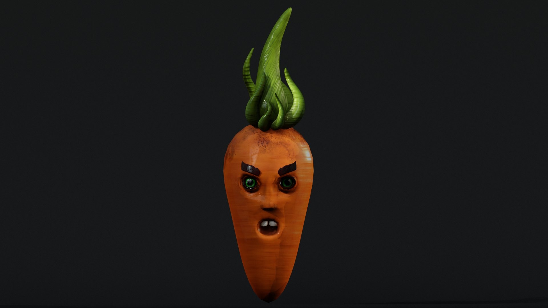 Evil carrot 3D model - TurboSquid 1919721