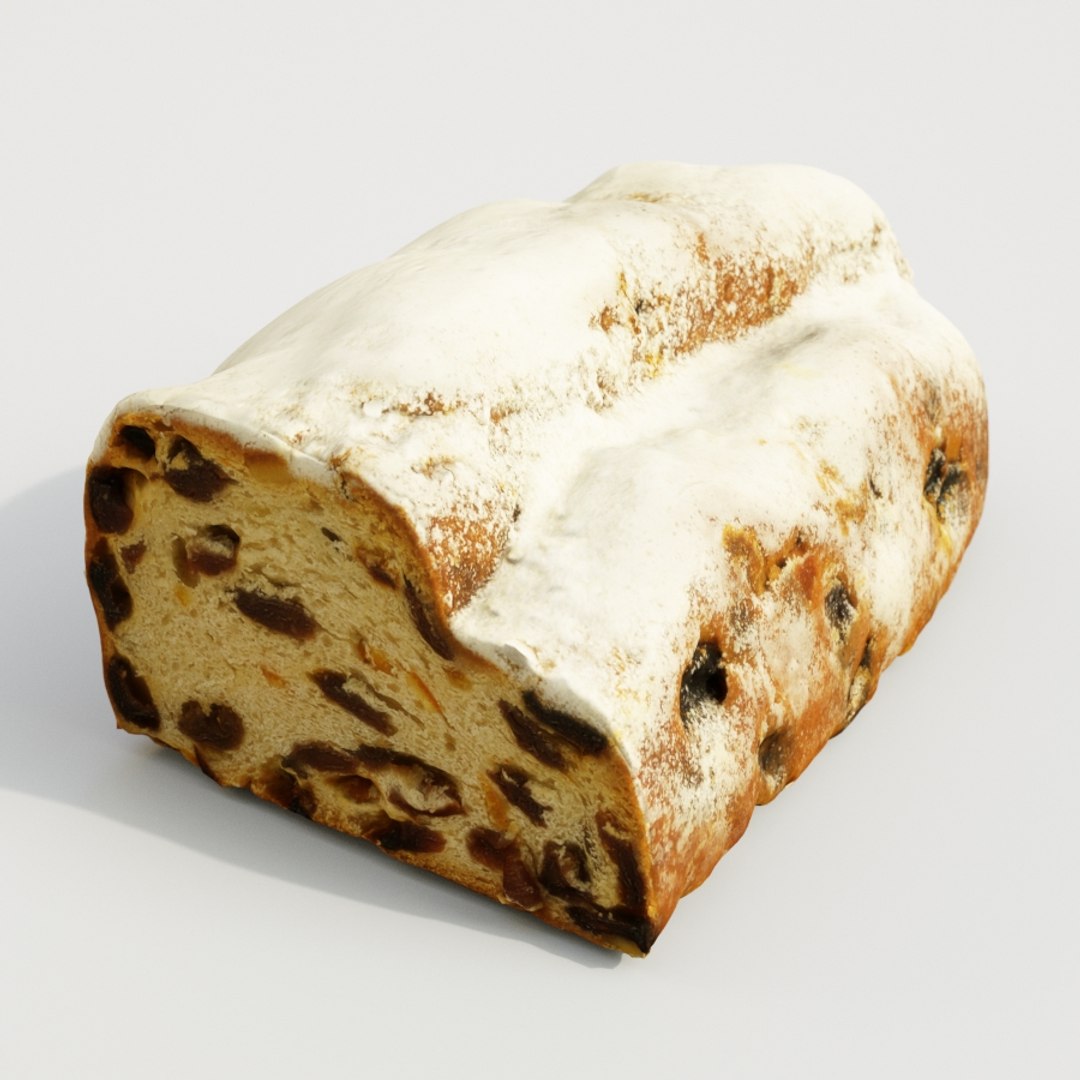 Stollen Christstollen 3D Model - TurboSquid 1351998