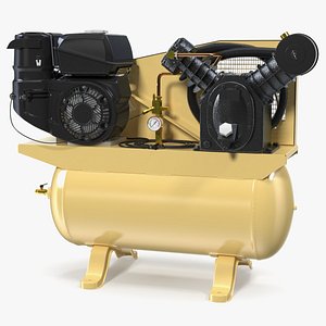 3D Diesel Piston Air Compressor