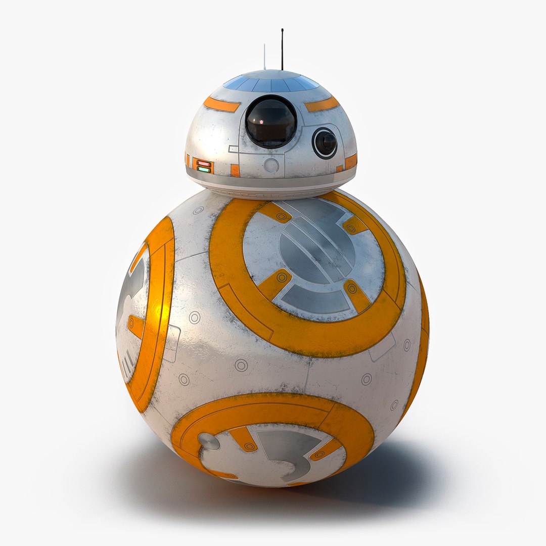 Star Wars BB 8 3D model preview