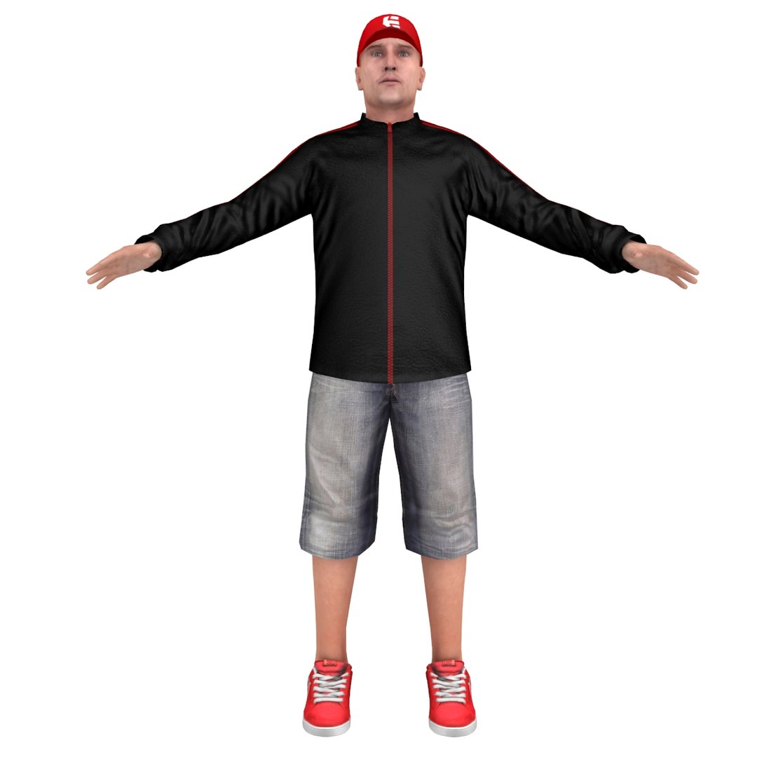 3D Casual Man Cap Model - TurboSquid 1326056