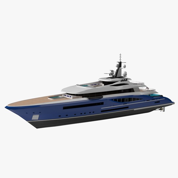 Griffin66 Luxury Yacht Dynamic Simulation 3D model