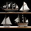 Caroti Sailboat Ship Set