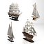 Caroti Sailboat Ship Set