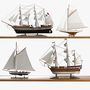 caroti sailboat ship 3d model