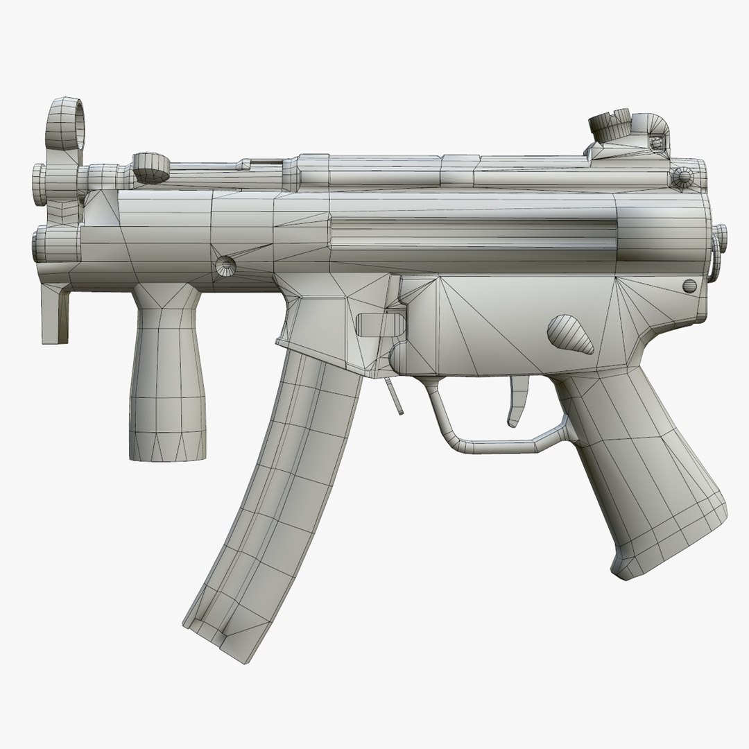 Mp5k Polys 3d Max