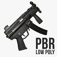MP5k Low Poly