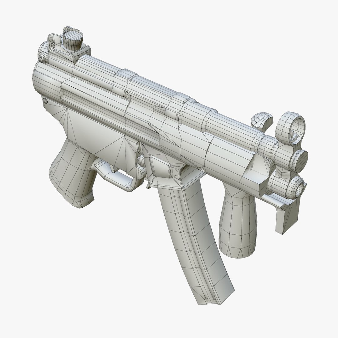 Mp5k Polys 3d Max