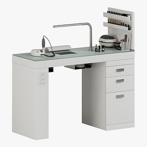 Manicure table SMART NAILS Maletti Nilo 3D model