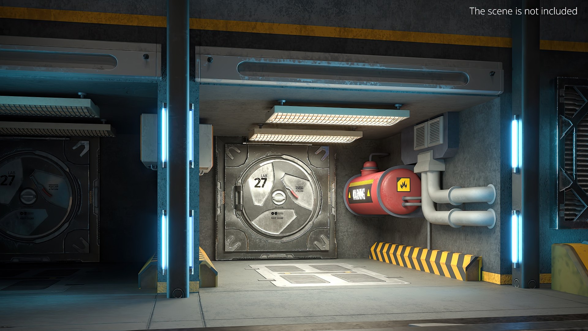 Lab 27 Sample Hatch Lid Used Grey 3D Model - TurboSquid 2447191