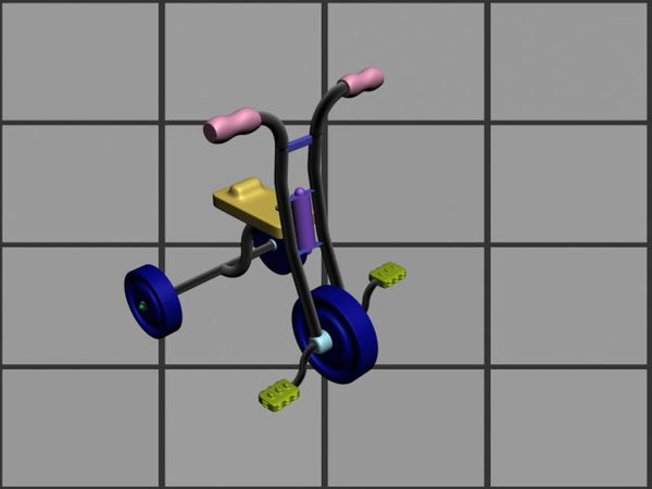 3d model tricycle