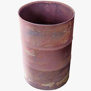 Rusty Metal Barrel