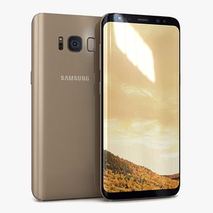 3D samsung galaxy s8 maple