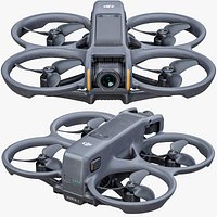 Rigged DJI Avata 2 Drone PBR