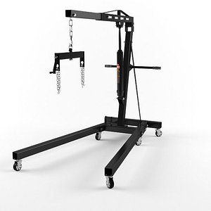 3D engine hoists 2 model