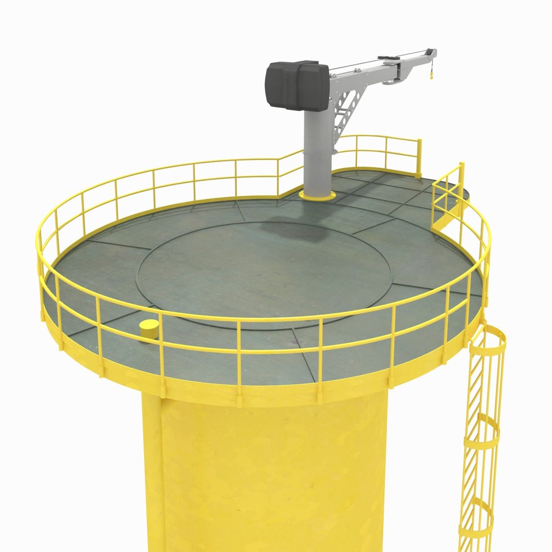 Platform Crane 3d Max