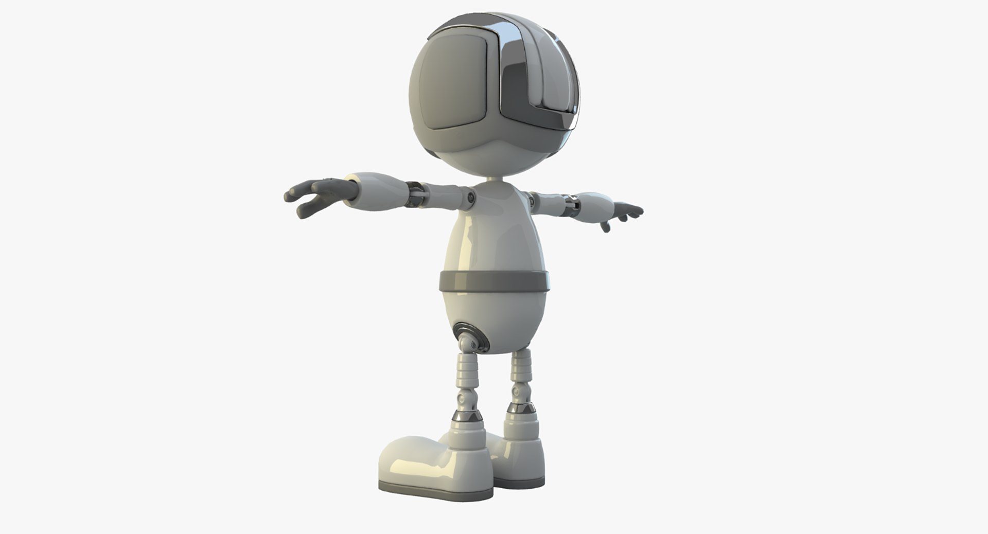 3d model robot modelled