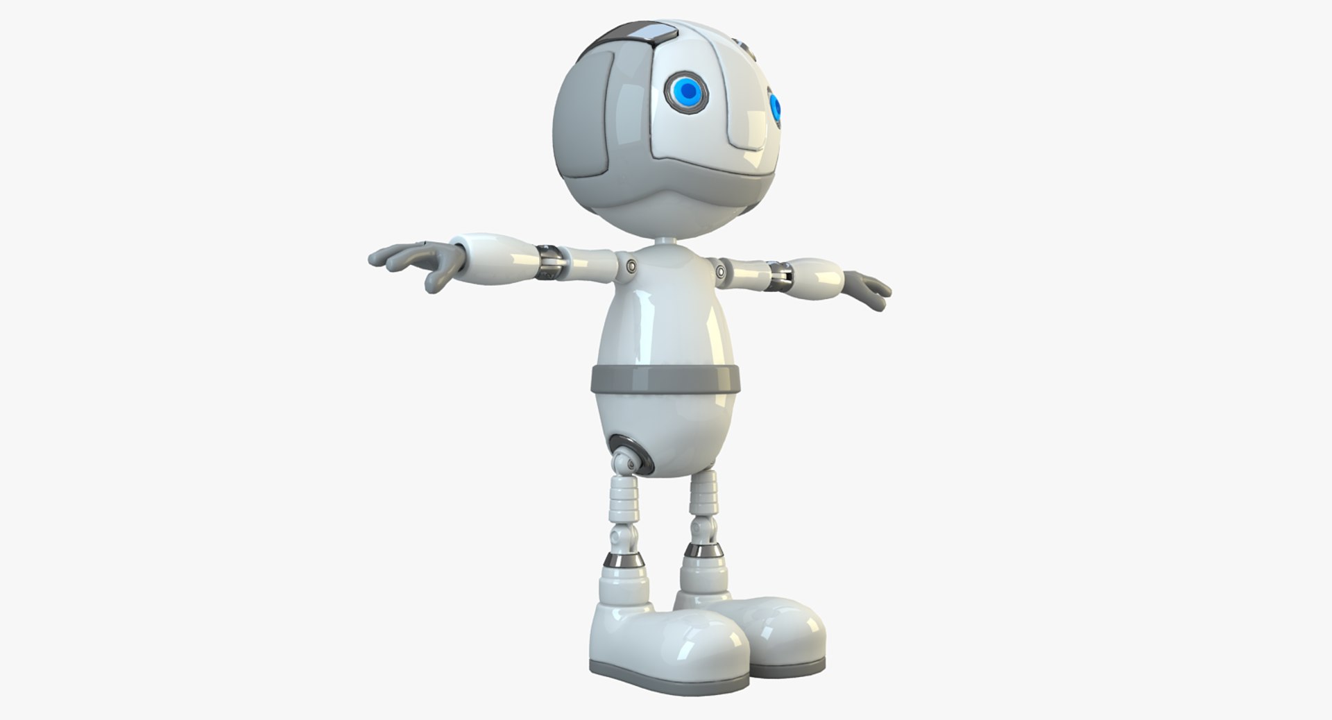 3d model robot modelled